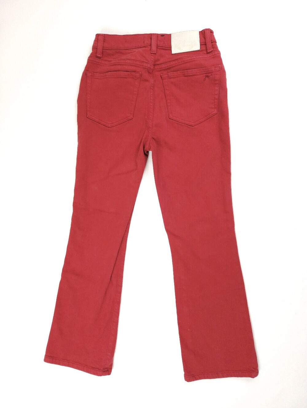 Johnny Was Candy Apple Red Marseille Baby Boot Cut Denim Jeans Women's 26